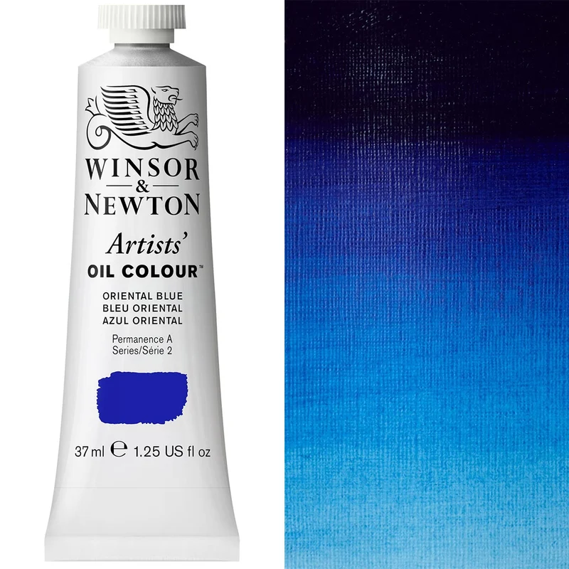 Winsor and Newton - Artists' Oil Colour - 37ml - Oriental Blue S2