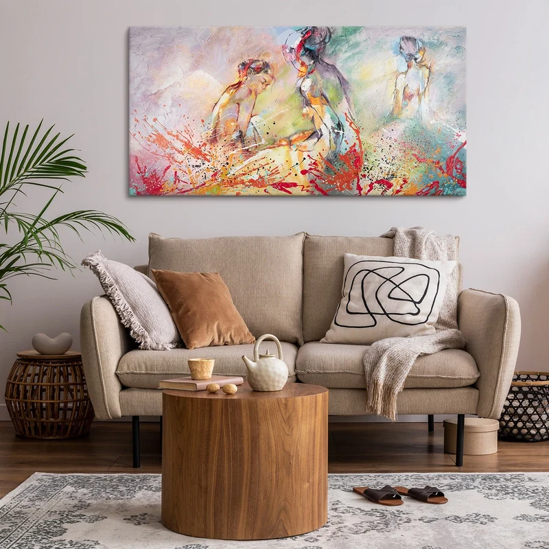 Acrylgemälde modern "heißer Sommer"