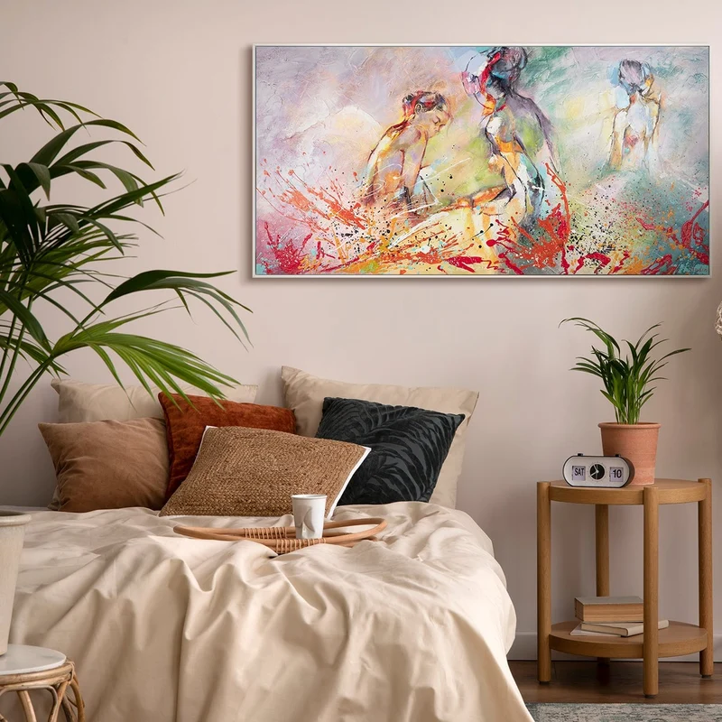 Acrylgemälde modern "heißer Sommer"