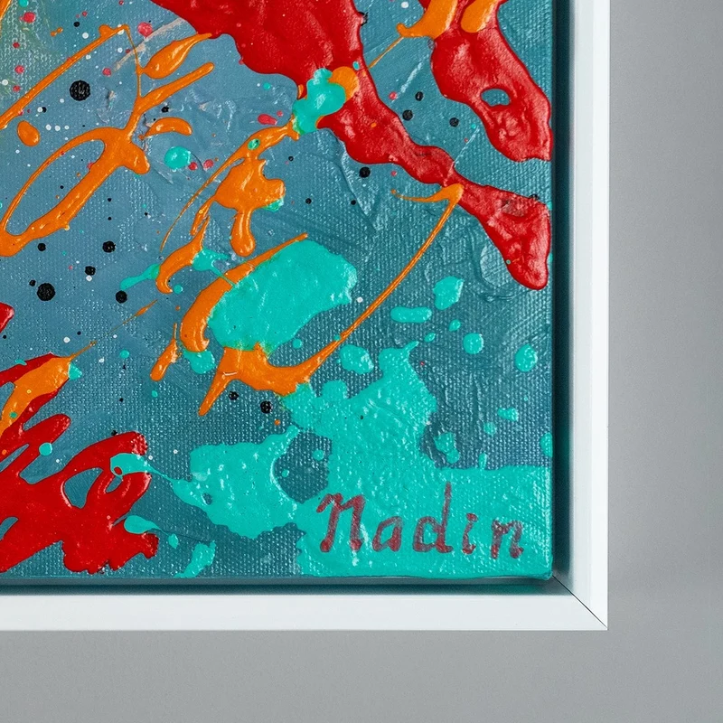 Acrylgemälde modern "heißer Sommer"