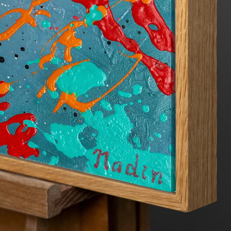 Acrylgemälde modern "heißer Sommer"
