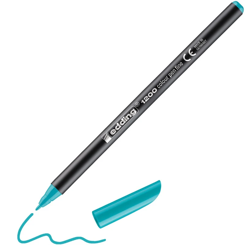 edding 1200 colourpen Fasermaler – Türkis