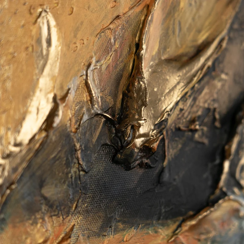 Handgemaltes vertikales Bild "Abstrakte Symphonie" Hochformat Groß