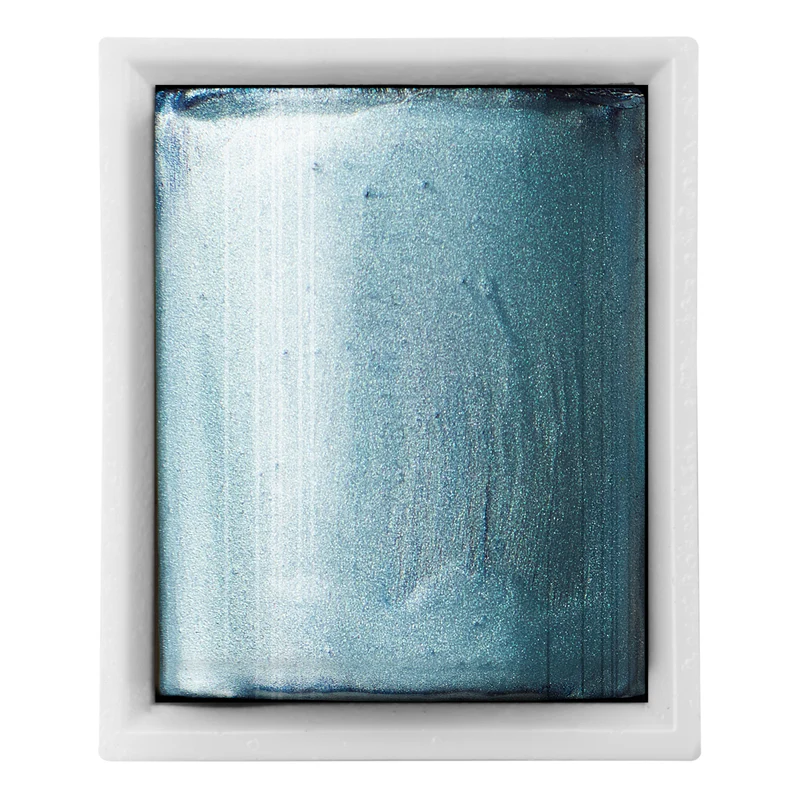 Winsor and Newton - Cotman Watercolour Half Pan - Iridescent Blue
