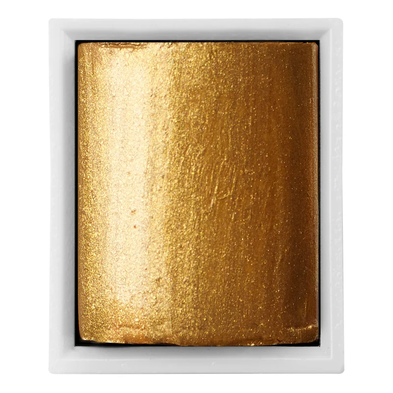 Winsor and Newton - Cotman Watercolour Half Pan - Yellow Gold