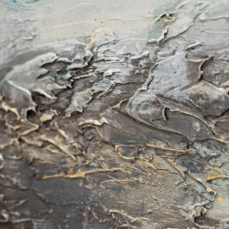 Acrylbilder auf leinwand handgemalt "Wellenreiten" 150x50cm