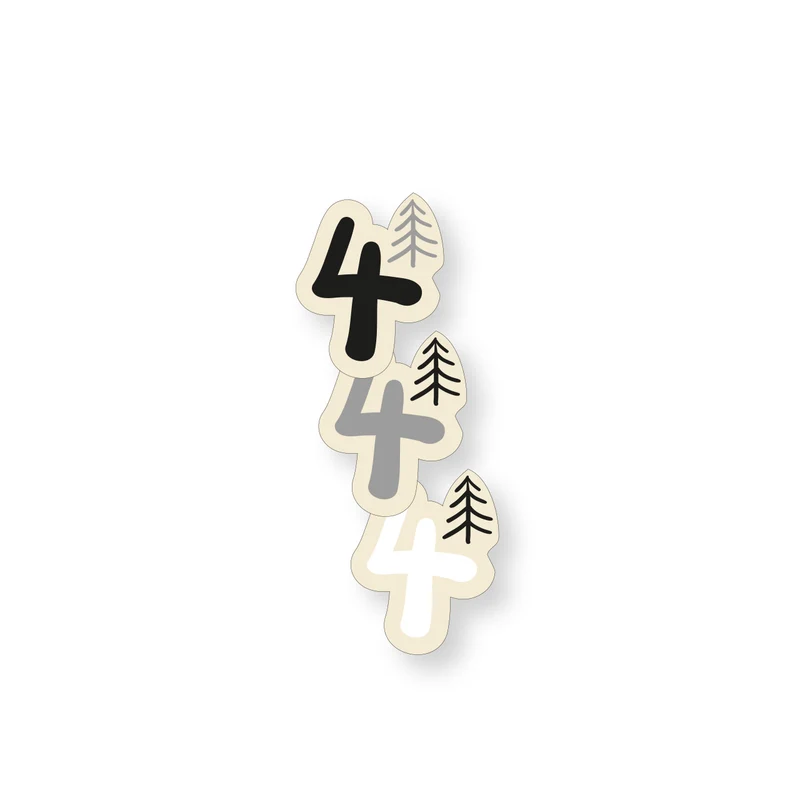 Zahl "4"
