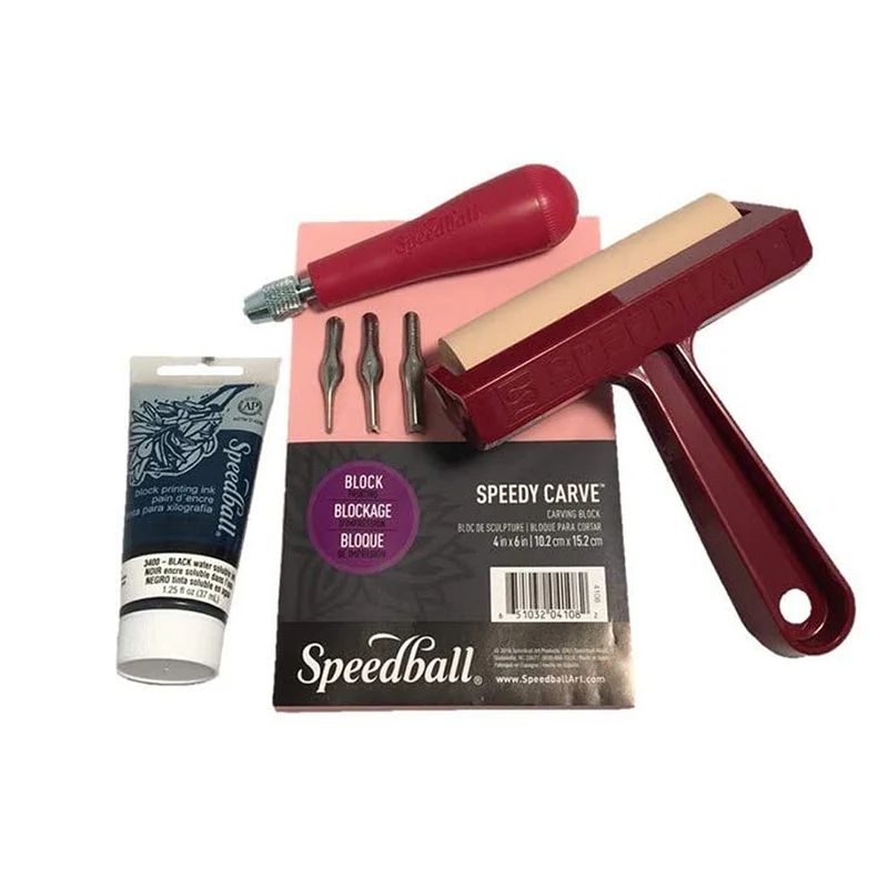 Speedball - Speedy-Carve Block Printing Kit - 7 Piece