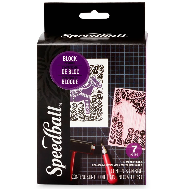 Speedball - Speedy-Carve Block Printing Kit - 7 Piece