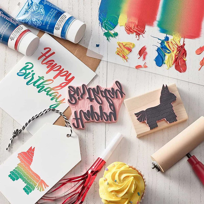 Speedball - Speedy-Carve Block Printing Kit - 7 Piece
