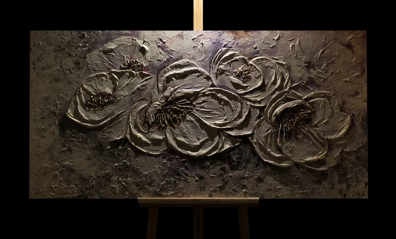 Gemälde blumen abstrakt modern "Lieblingsblumen"