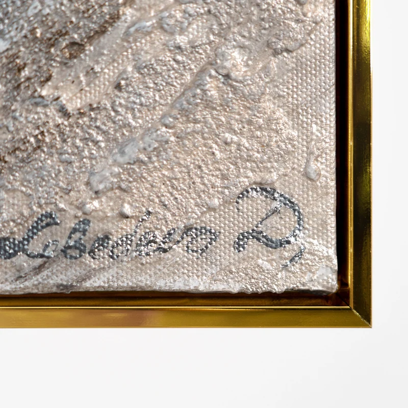 Leuchtende Kunstwerke Gemälde Handgemalt "Welt auf Leinwand"