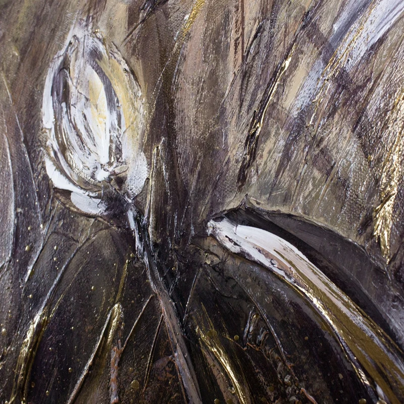 Landschaftsbilder gemalt acryl mit Rahmen "Gänseblümchen"