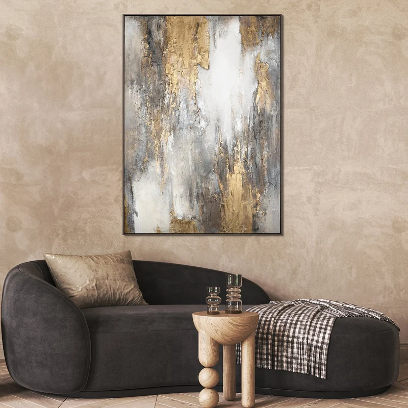 Handgemaltes Unikat "Sanfter Zeitfluss" – Moderne Kunst