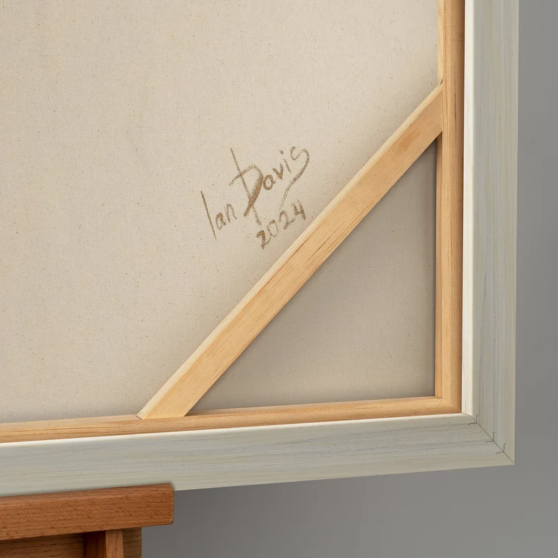 Handgemaltes Unikat "Sanfter Zeitfluss" – Moderne Kunst