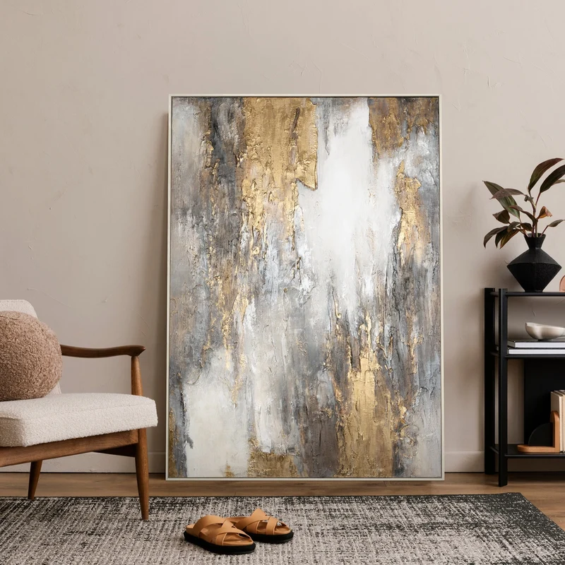 Handgemaltes Unikat "Sanfter Zeitfluss" – Moderne Kunst