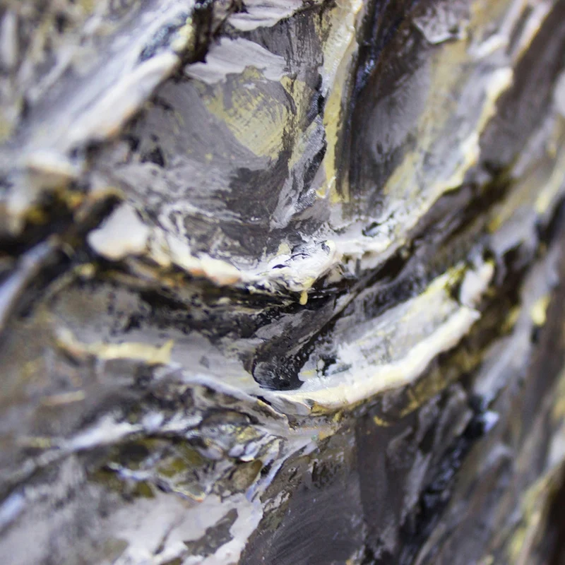 Handgemalte acrylbilder auf leinwand mit Rahmen „Modenschau“