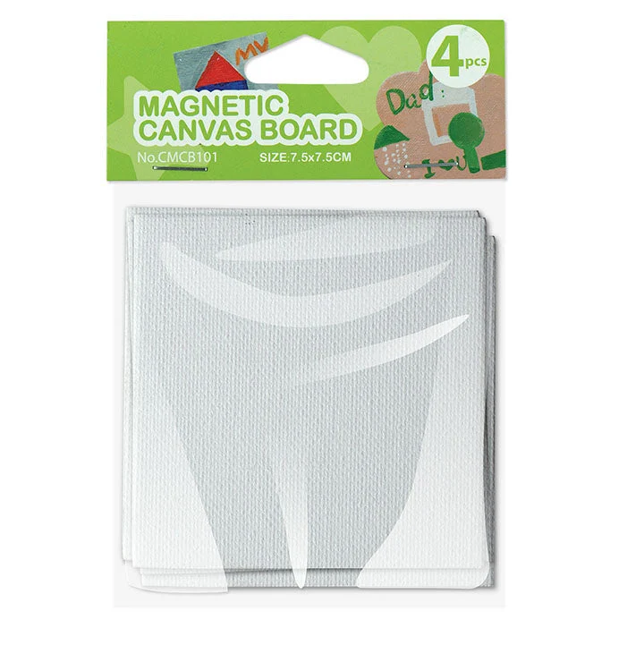Canvas Magnets for Decorating, Set of 4