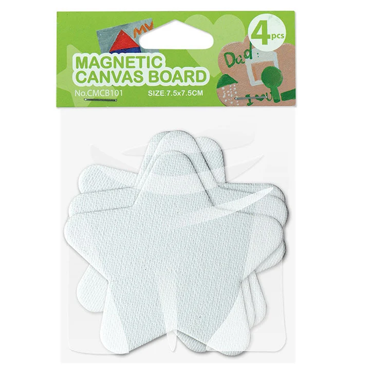 Canvas Magnets for Decorating, Set of 4