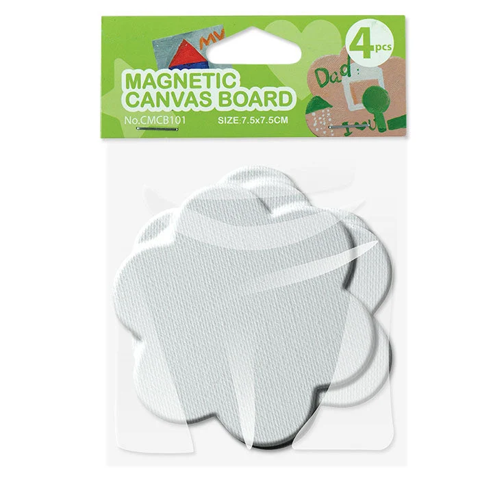 Canvas Magnets for Decorating, Set of 4