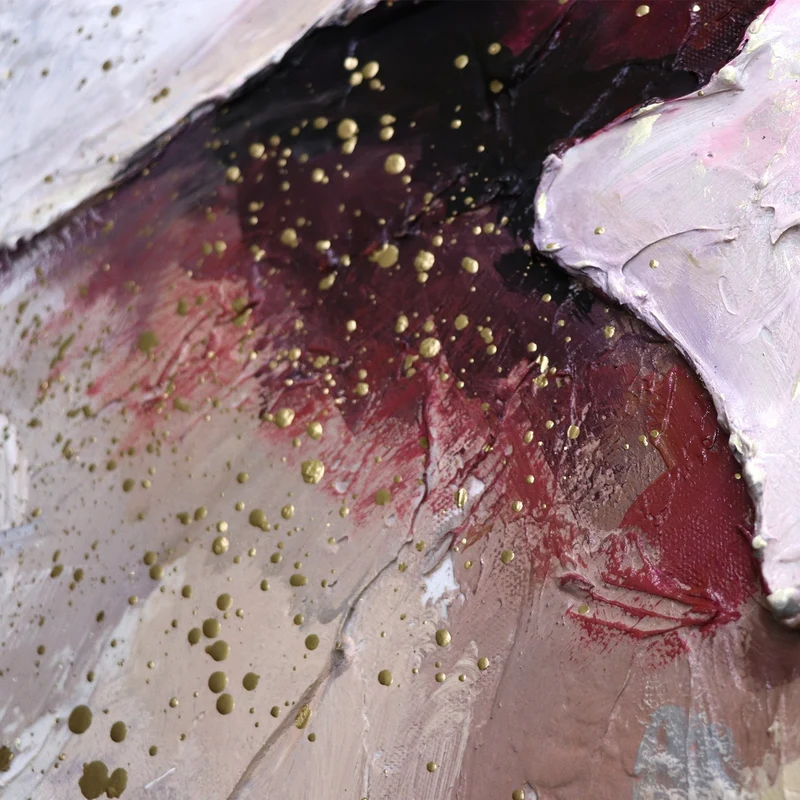 Blumenbilder acryl auf leinwand handgemalt "Pfingstrosen II"