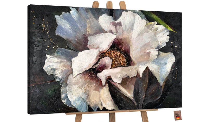 Blumenbilder acryl auf leinwand handgemalt "Pfingstrosen II"