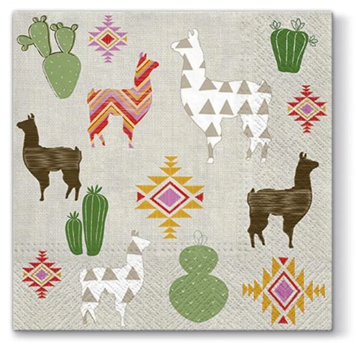 Llama Decoupage Napkins - 1 pc