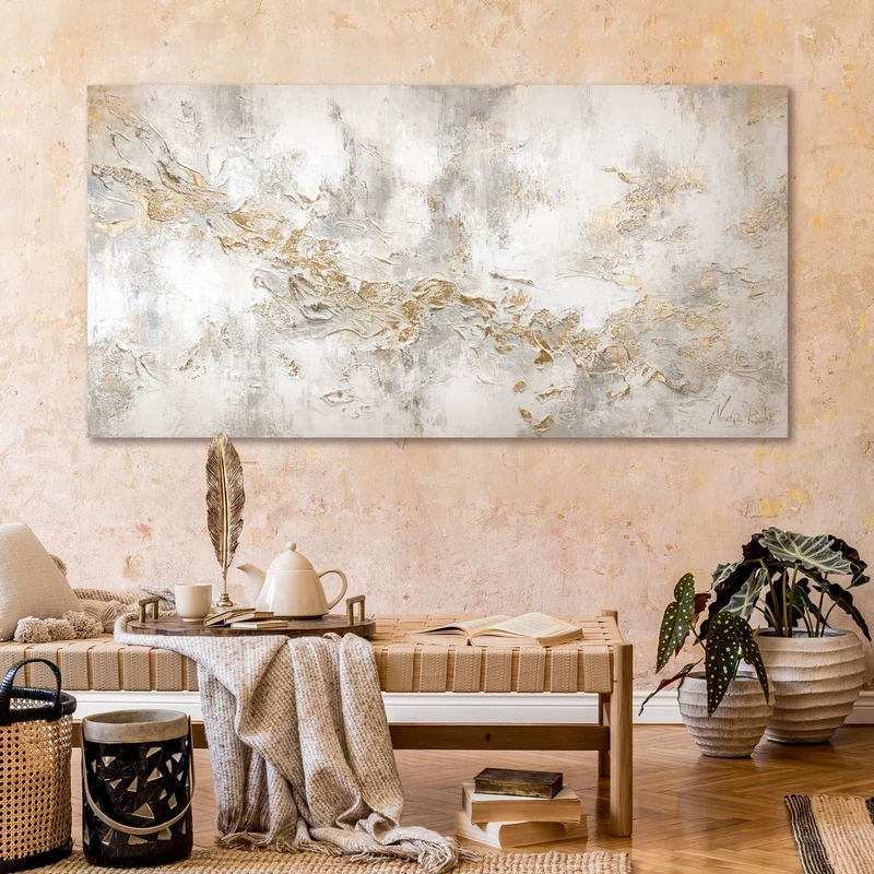 Moderne abstrakte kunst bilder "Geschichte"