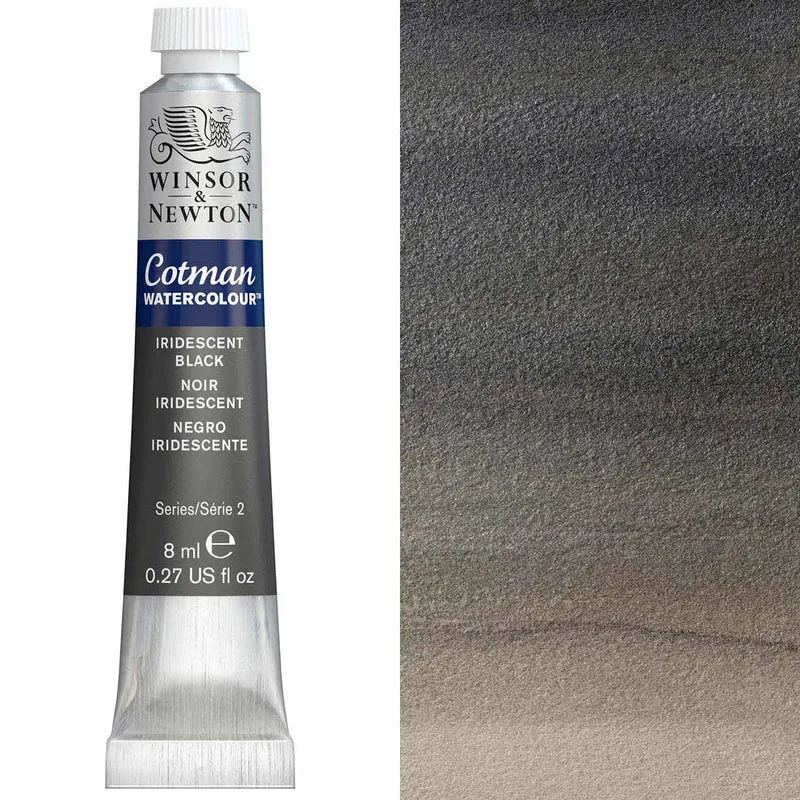 Winsor and Newton - Cotman Watercolour - 8ml - Iridescent Black