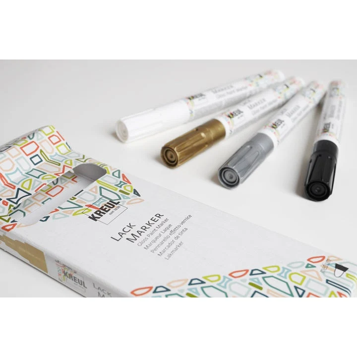 Kreul Gloss Lacquer Marker Set of 4