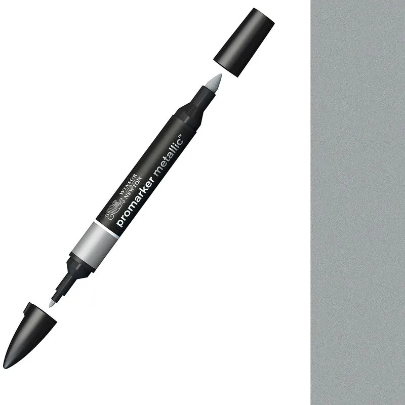 Winsor & Newton - Promarker - Metallic Marker - Silver