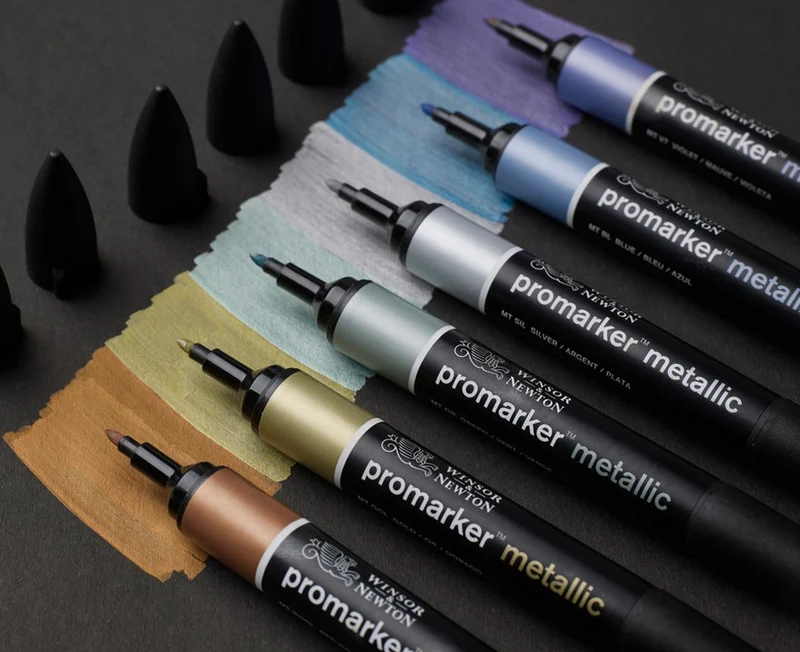 Winsor & Newton - Promarker - Metallic Marker - Gold