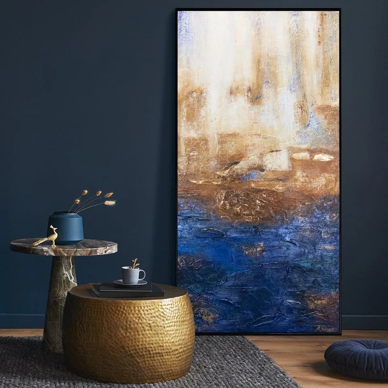 Abstrakte bilder wohnzimmer "Marine II"