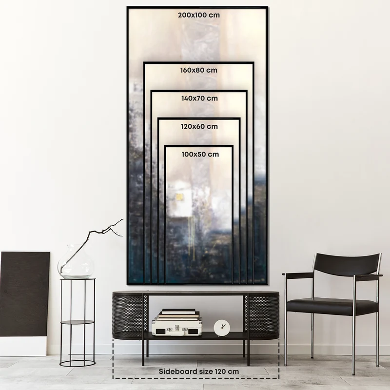 Abstrakte bilder wohnzimmer "Marine II"
