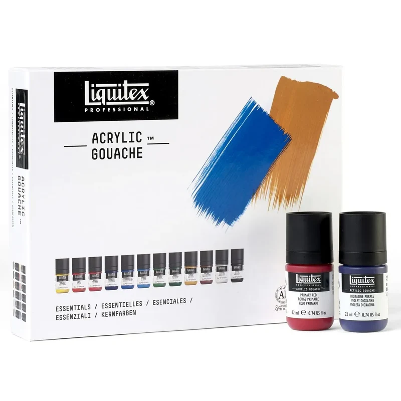 Liquitex Professional Acrylic Gouache Set of 12