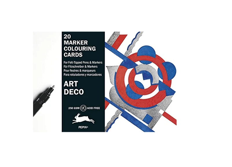 Patterned Marker Colouring Cards