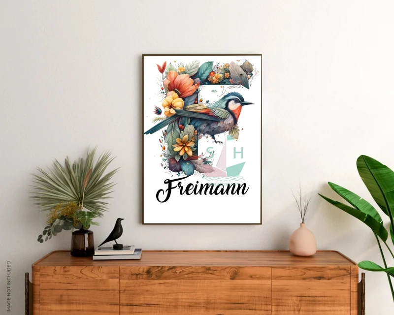 Letter of nature als Diamond Painting