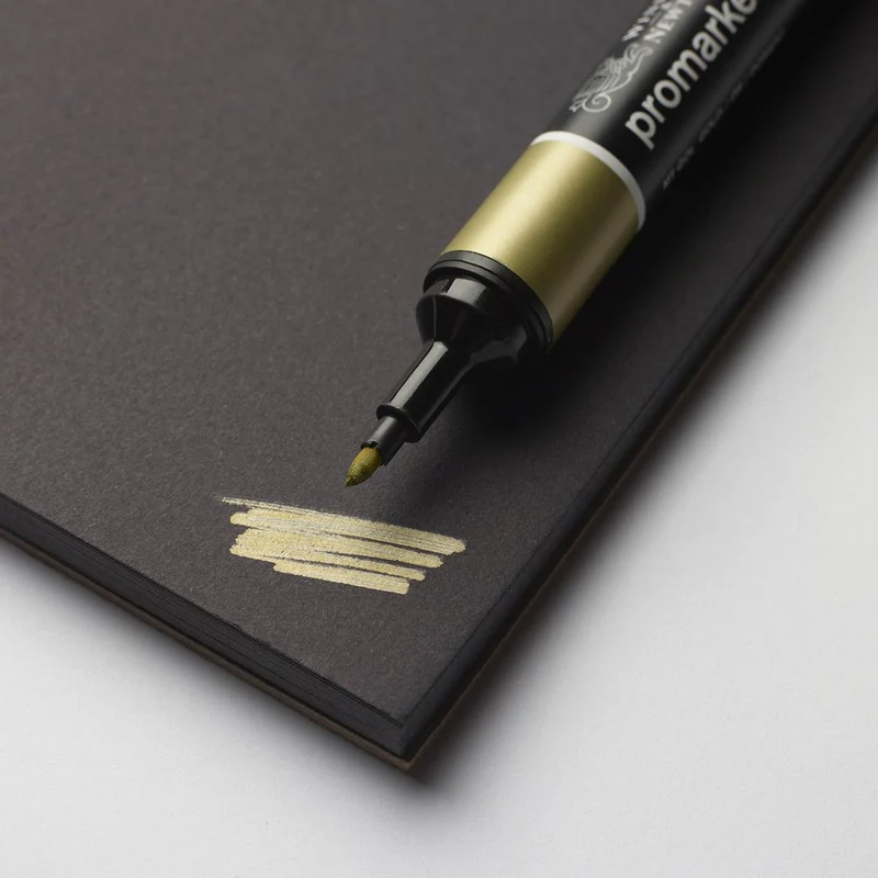 Winsor & Newton - Mixed Media Pad Black Paper- 200gsm - A4