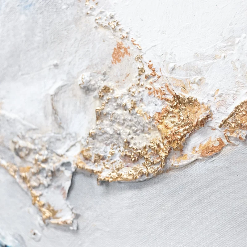 Abstrakte kunst bilder handgemalt "Smaragd"