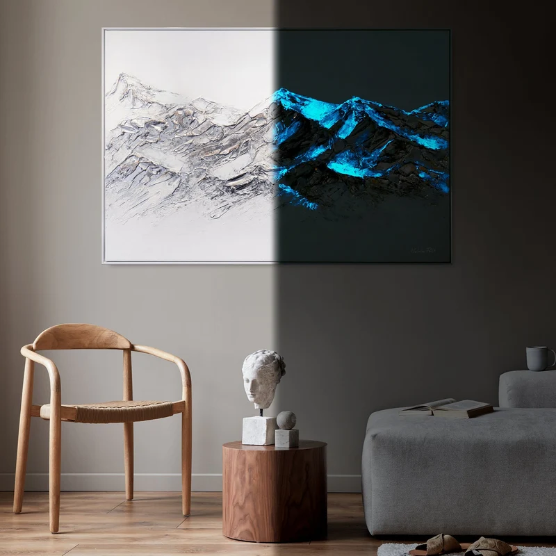 Nachtleuchtende Kunstwerke "Himmlische Schönheit"