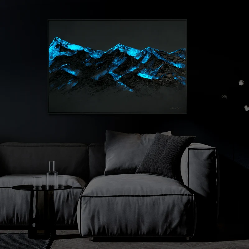 Nachtleuchtende Kunstwerke "Himmlische Schönheit"