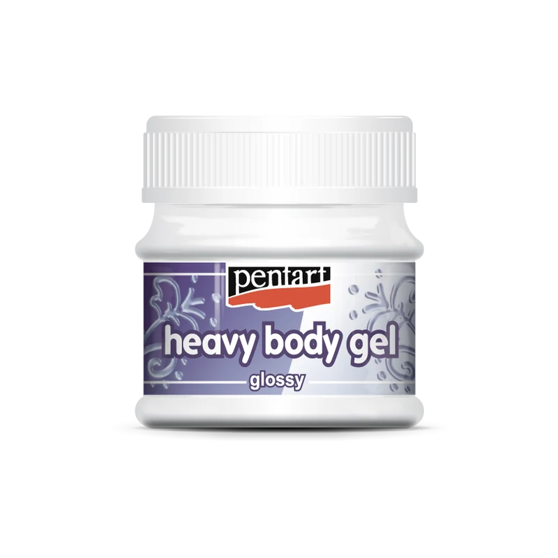 Pentart Gloss Transparent Heavy Body Gel, 50–230 ml