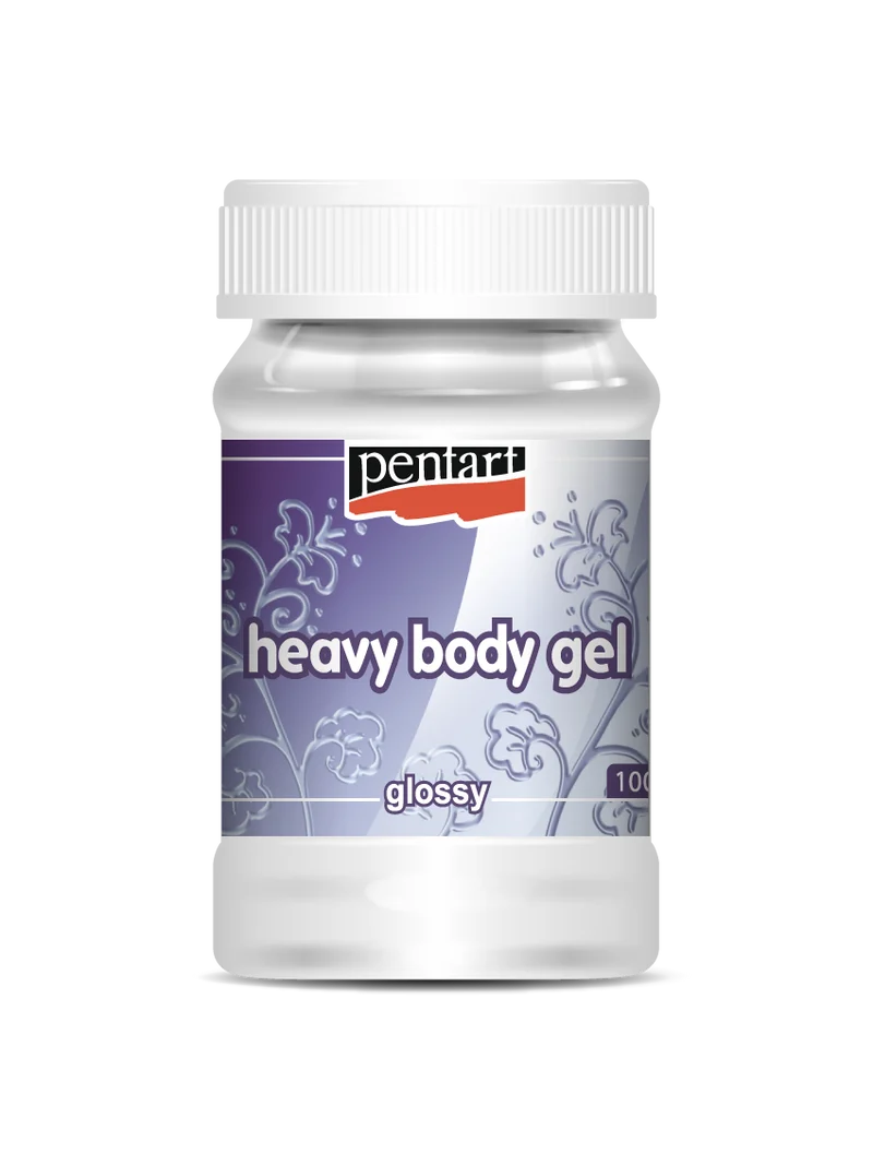 Pentart Gloss Transparent Heavy Body Gel, 50–230 ml