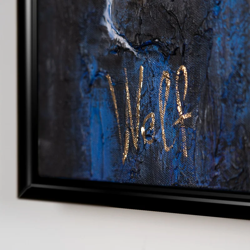 Leuchtende Kunstwerke "Börse" | Geschenk für Händler