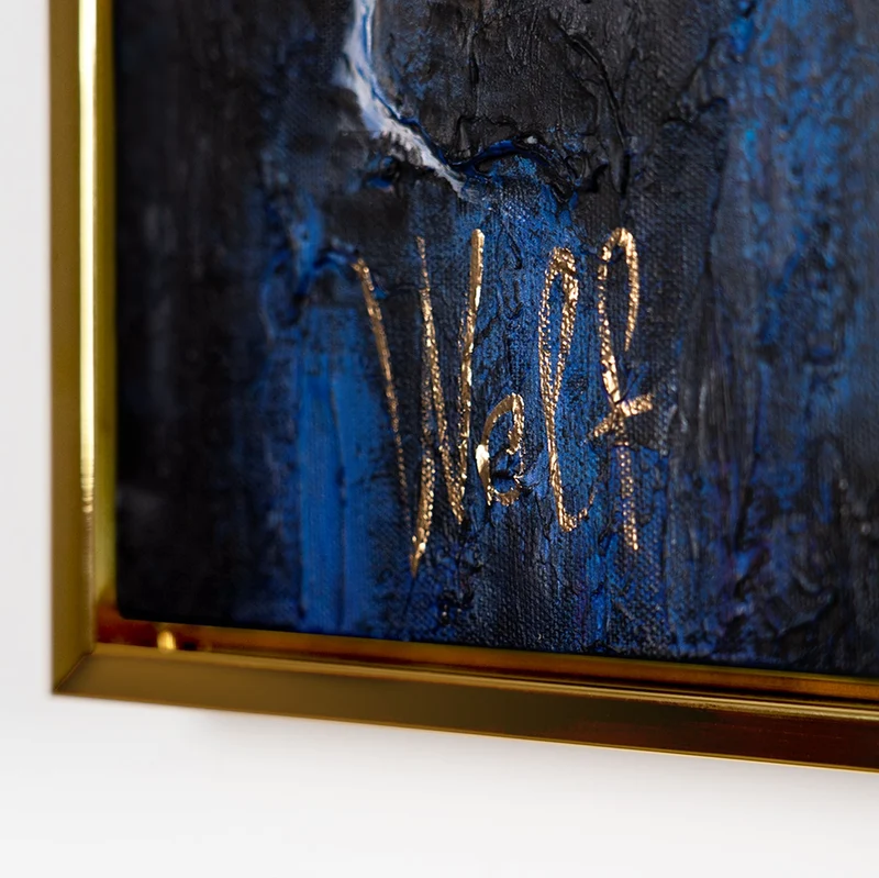 Leuchtende Kunstwerke "Börse" | Geschenk für Händler