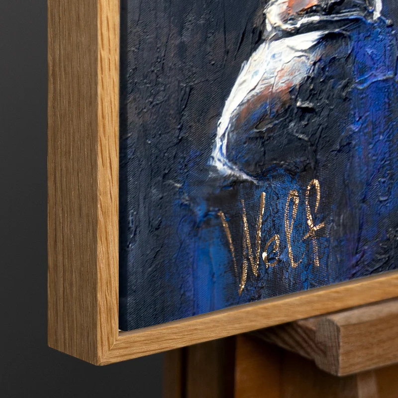 Leuchtende Kunstwerke "Börse" | Geschenk für Händler