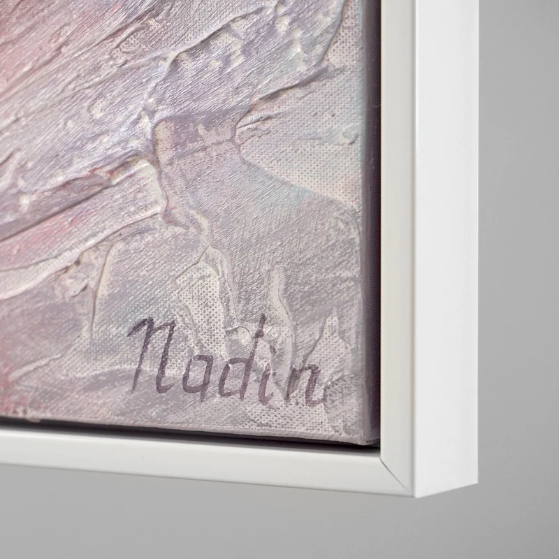 Blumenbilder acryl auf leinwand "Goldene Pfingstrose"