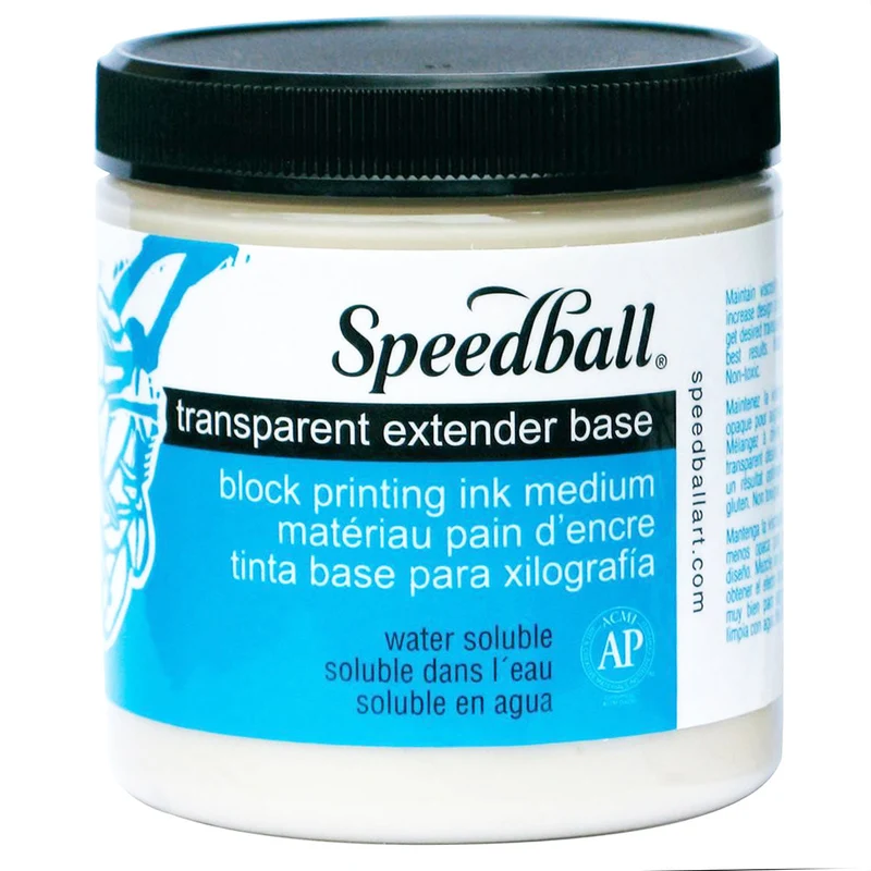 Speedball - Water-Soluble Block Printing Ink Extender 236ml (8oz)