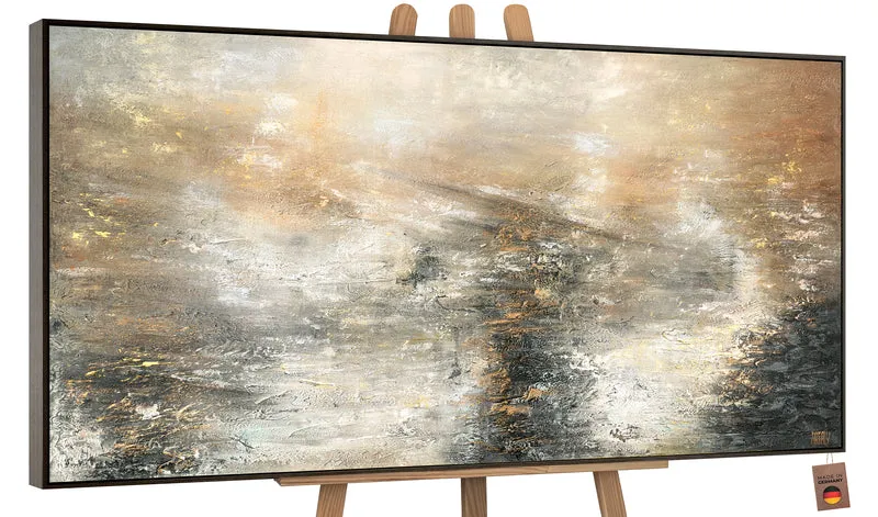 Handgemalte bilder auf leinwand acrylgemälde "Kraft der Elemente"
