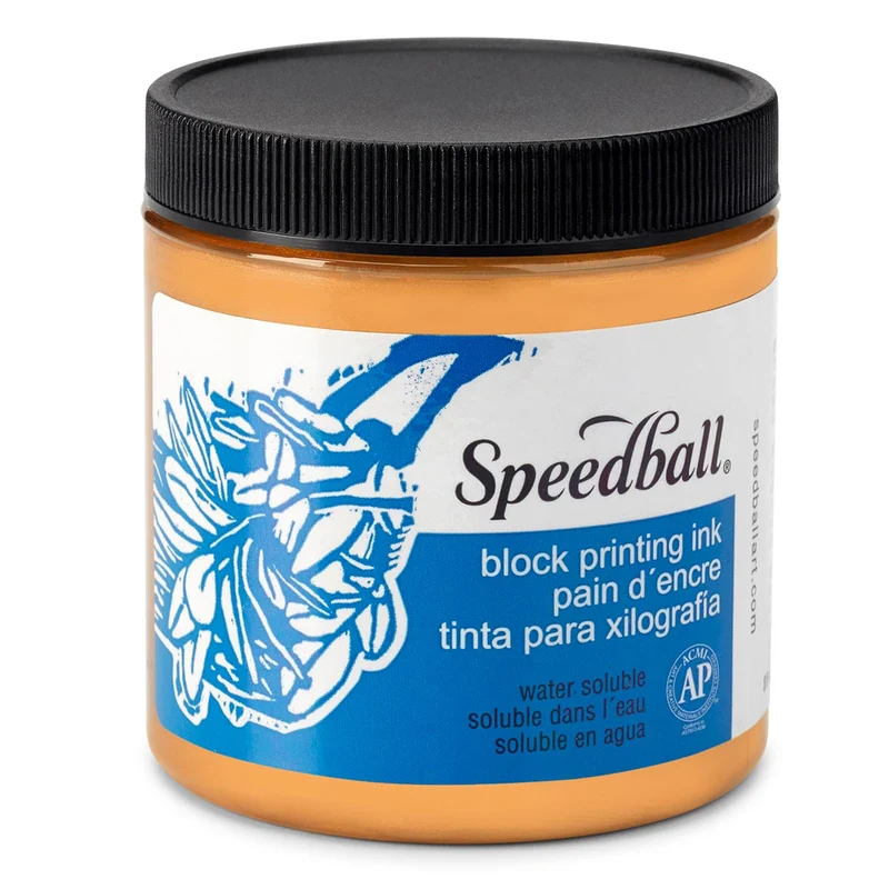 Speedball - Water-Soluble Block Ink 236ml (8oz) - Copper